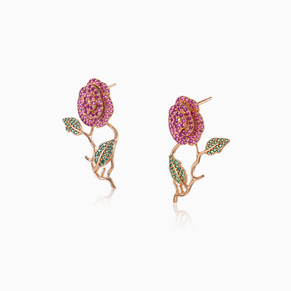 Bloom Rose Statement Earrings