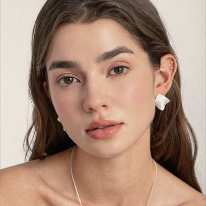 Irregular Rhombus Earrings