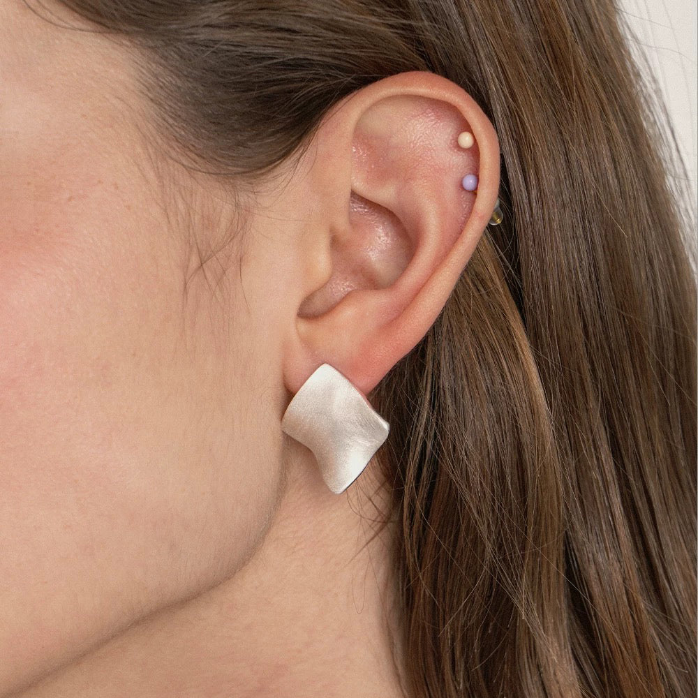 Irregular Rhombus Earrings