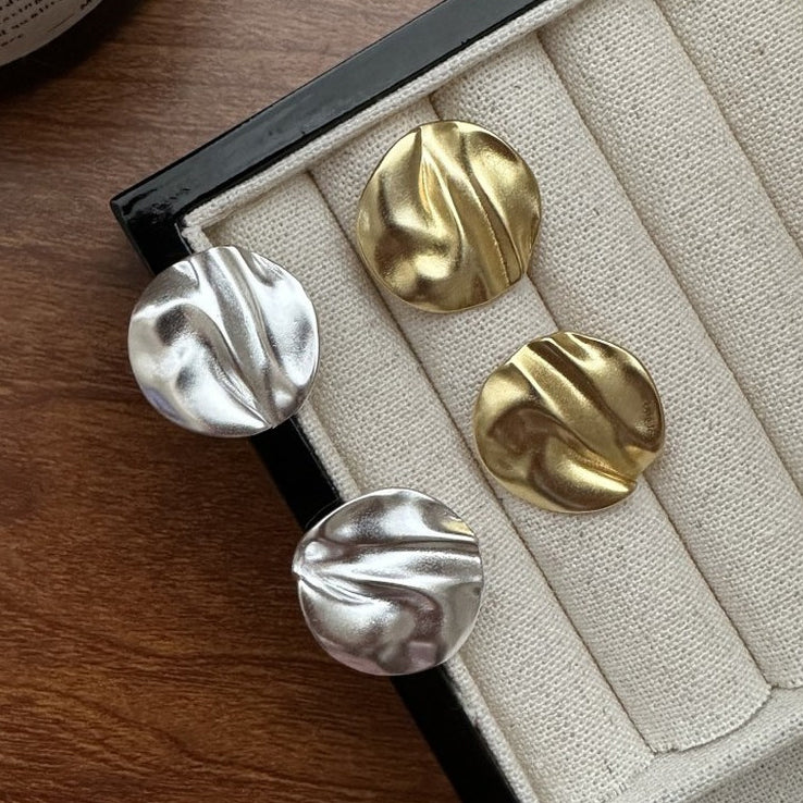 Wrinkled Texture Earrings