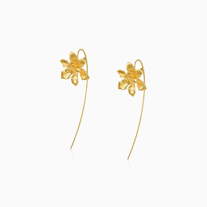 Iris Floral Earrings