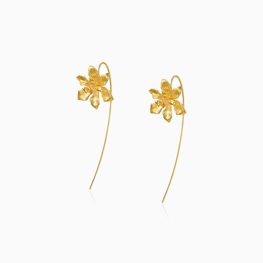 Iris Floral Earrings