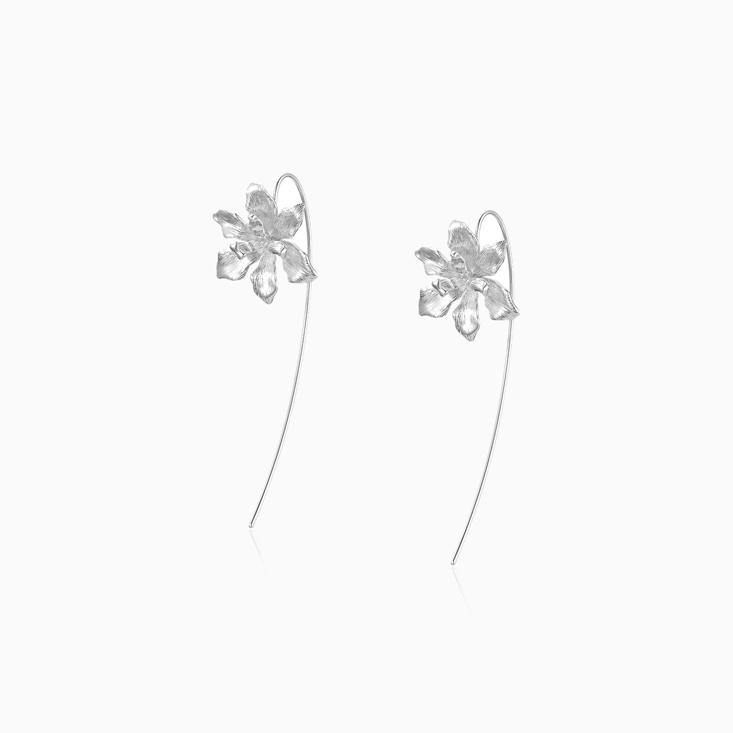 Iris Floral Earrings
