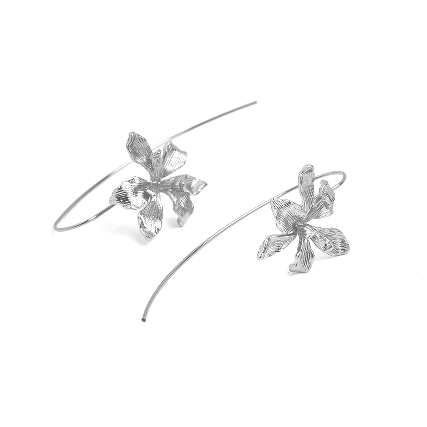 Iris Floral Earrings