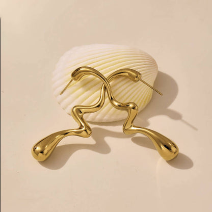 Abstract Flow Earrings