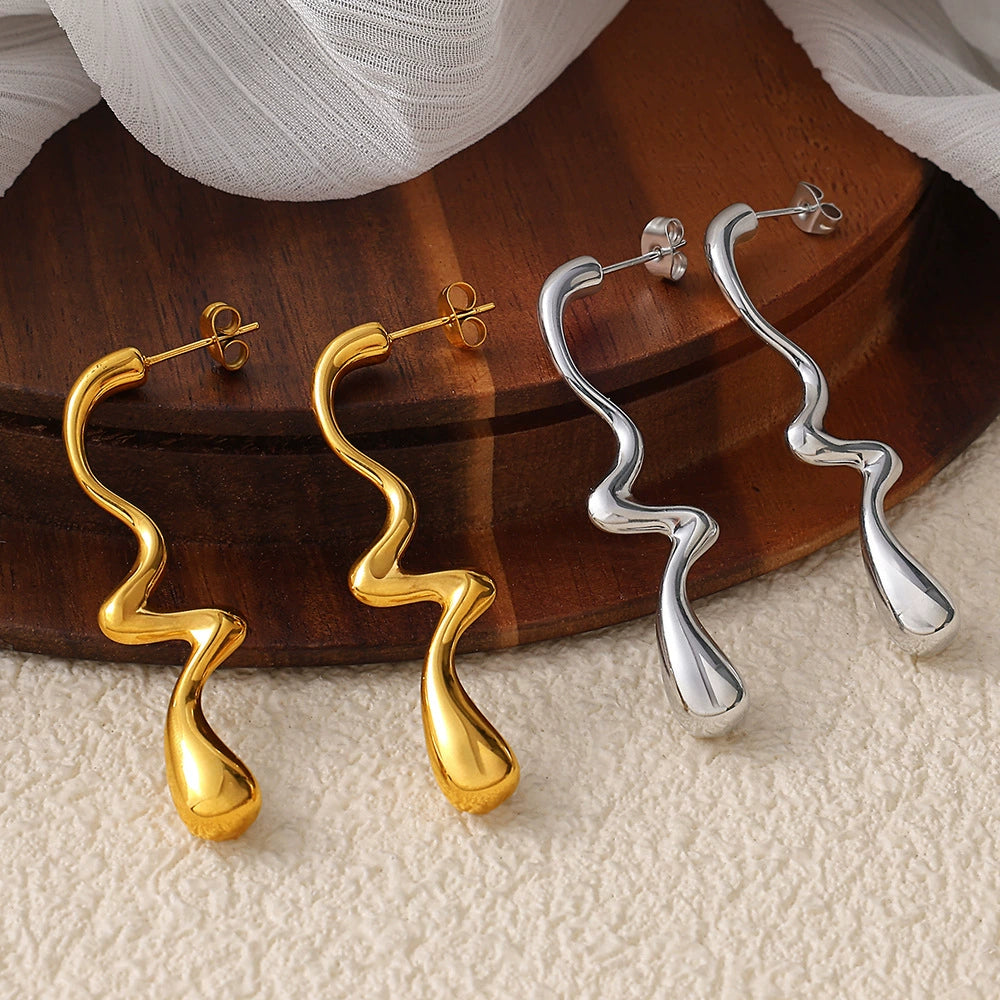 Abstract Flow Earrings