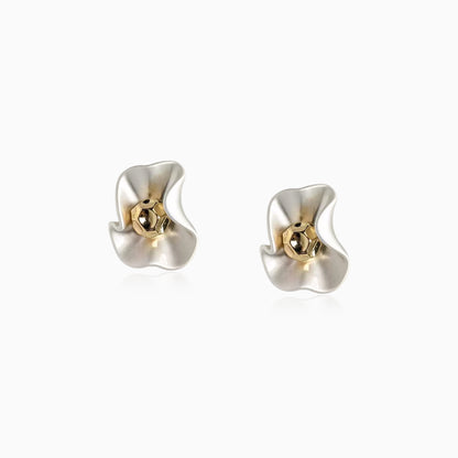 Blooming Wave Stud Earrings