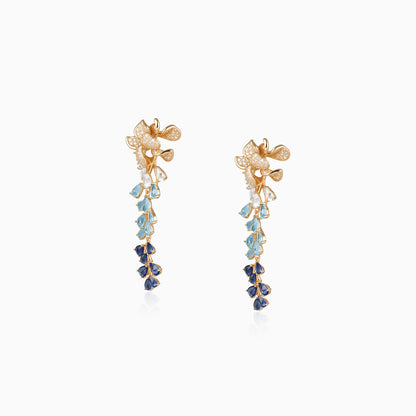 Ombre Petal Cascade Earrings