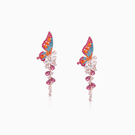 Ombre Butterfly Aurora Earrings