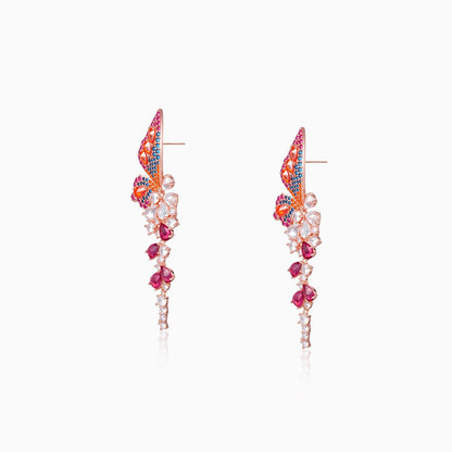 Ombre Butterfly Aurora Earrings