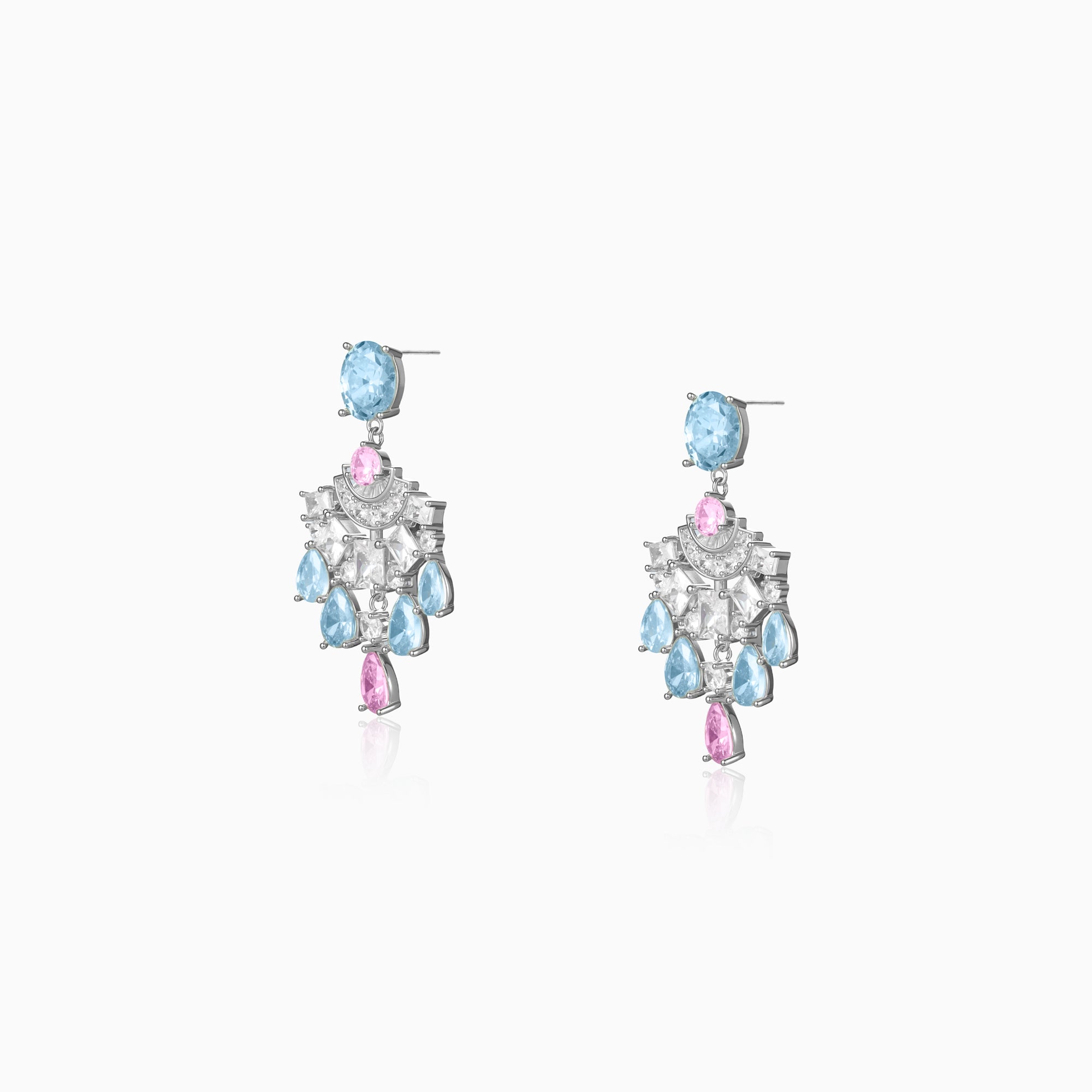 Halo Fan Drop Earrings