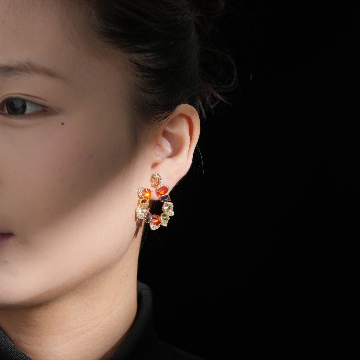 Twilight Chroma C-Hoop Earrings