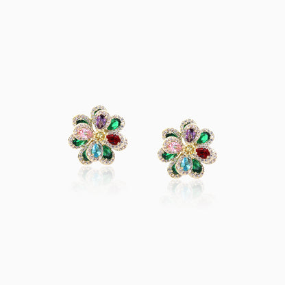 Luxe Sparking Floral Earrings