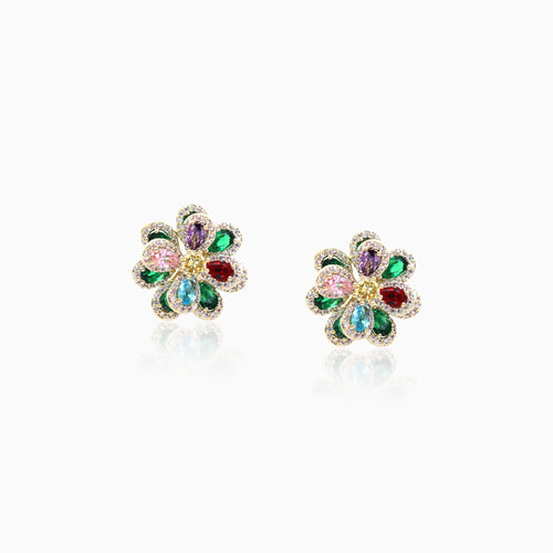 Luxe Sparking Floral Earrings