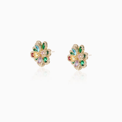 Luxe Sparking Floral Earrings