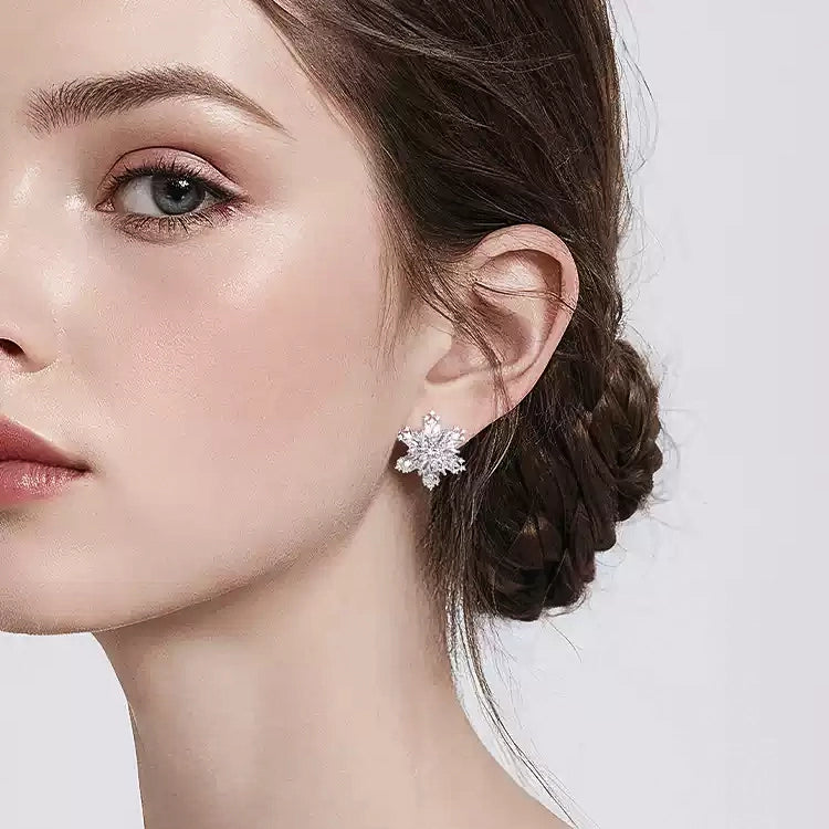 Shining Snow Earrings