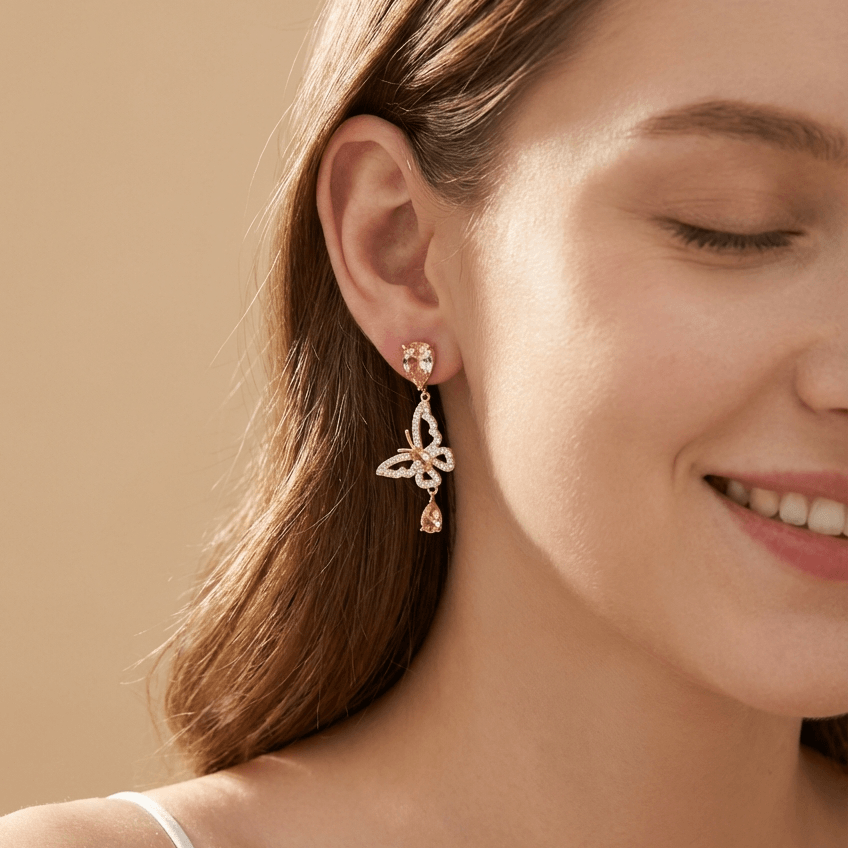 Asymmetry Butterfly Earrings