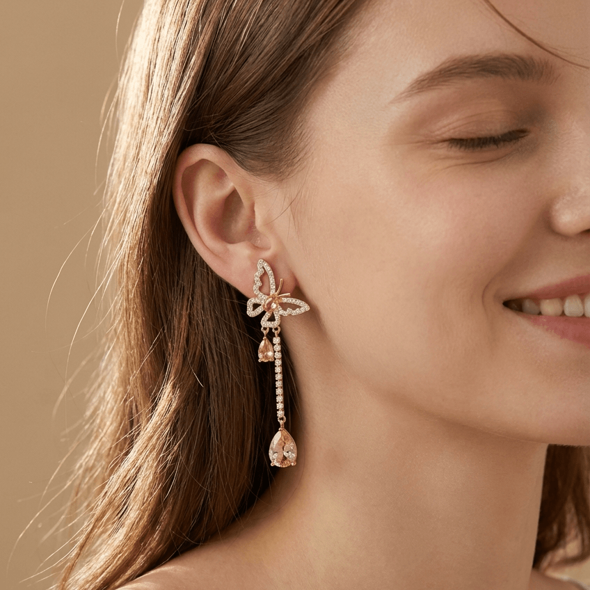 Asymmetry Butterfly Earrings