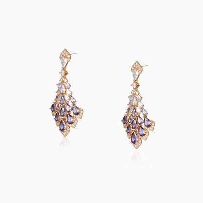 Tiered Teardrop Statement Earrings