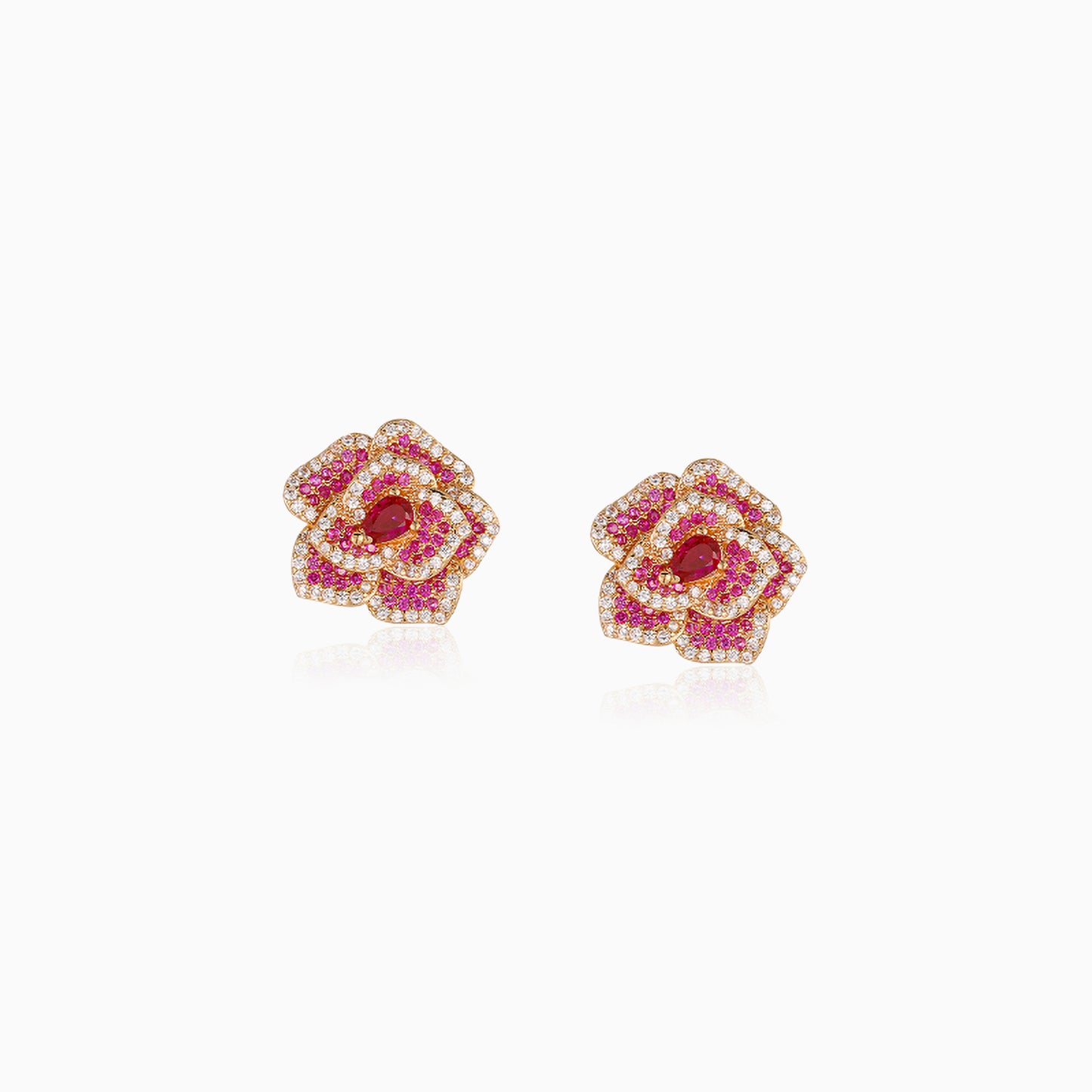 Eternal Bloom Rose Earrings