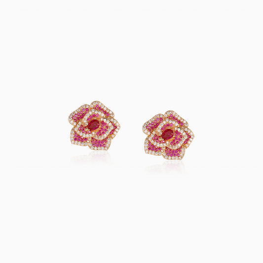 Eternal Bloom Rose Earrings