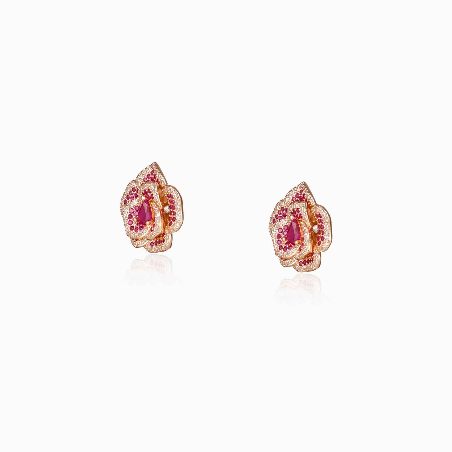 Eternal Bloom Rose Earrings