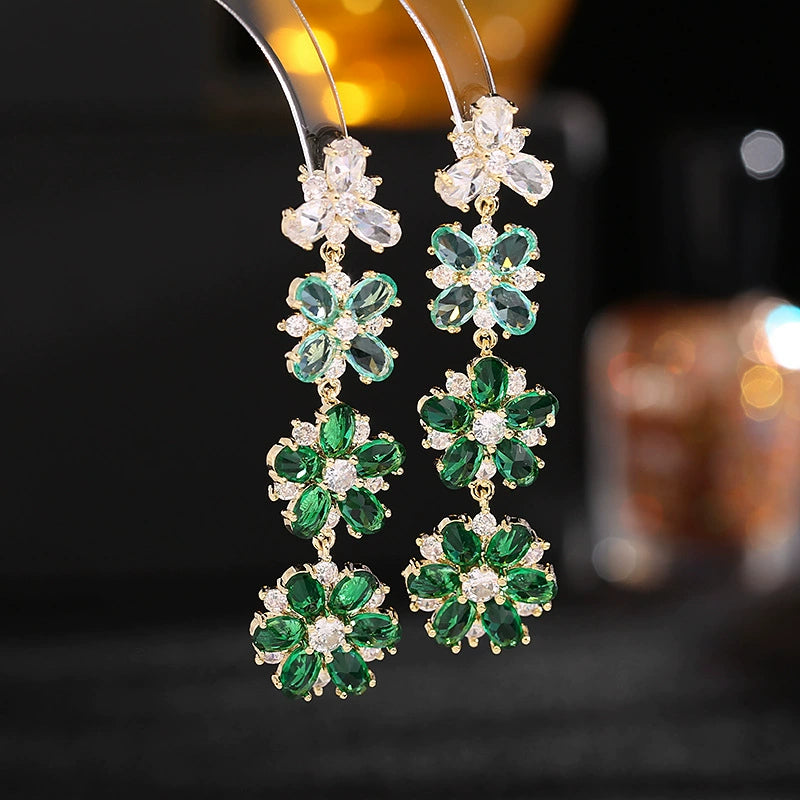 Progressive Garden Chain Earrings