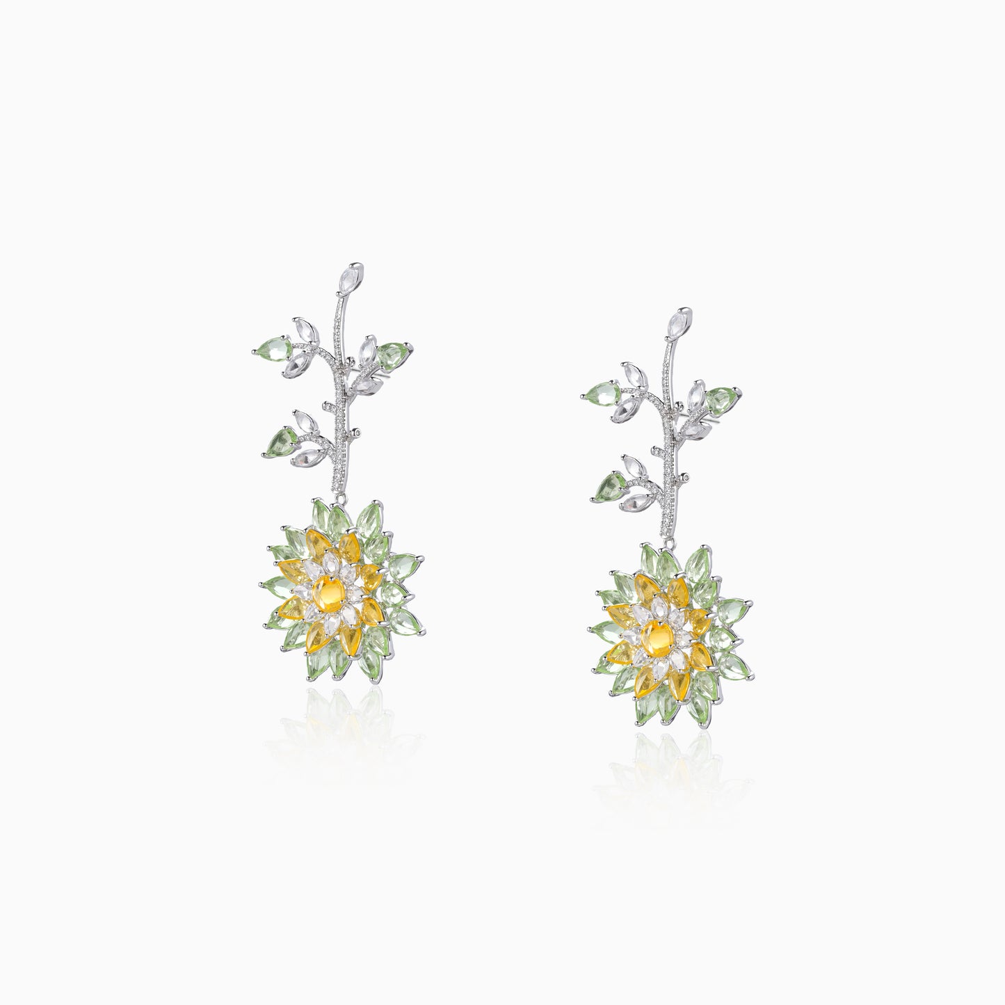 Garden Vine Drop Earrings