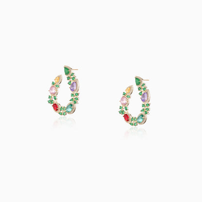 Rainbow Curve Arc Earrings