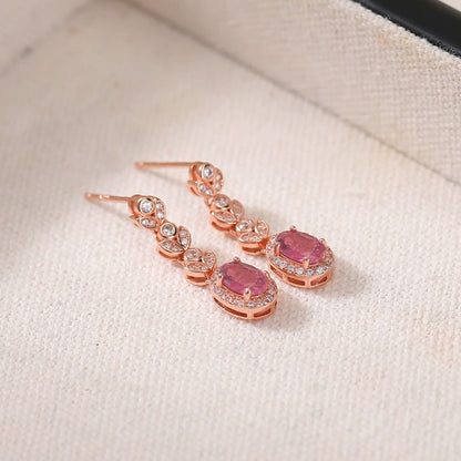 Elegant Leaf Drop Earrings