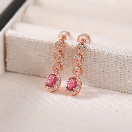 Elegant Leaf Drop Earrings