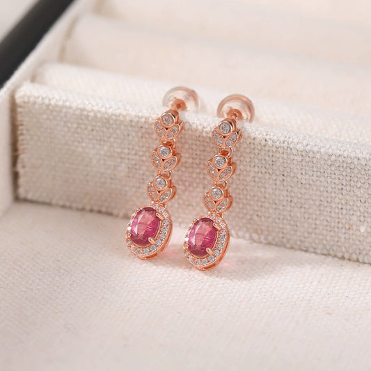 Elegant Leaf Drop Earrings