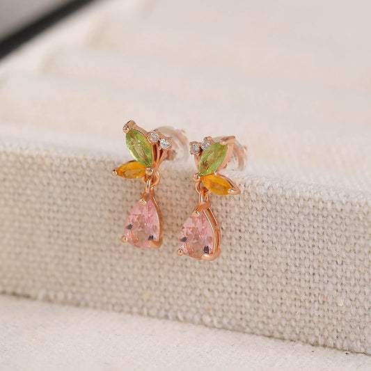 Flutter Lightwing Tourmaline Earrings