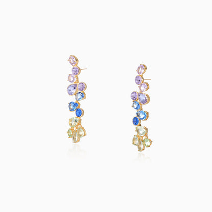 Aurora Cascade Drop Earrings