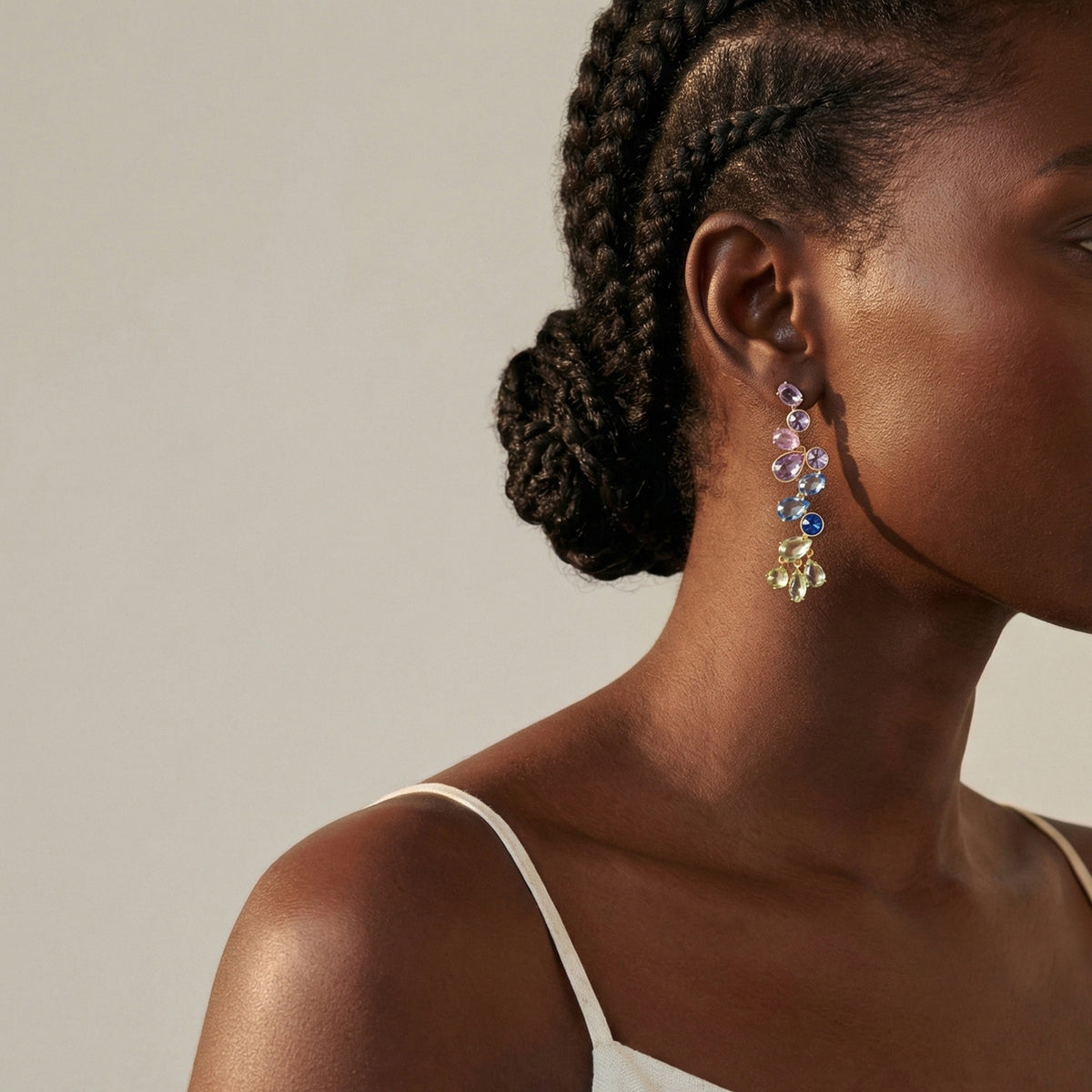 Aurora Cascade Drop Earrings