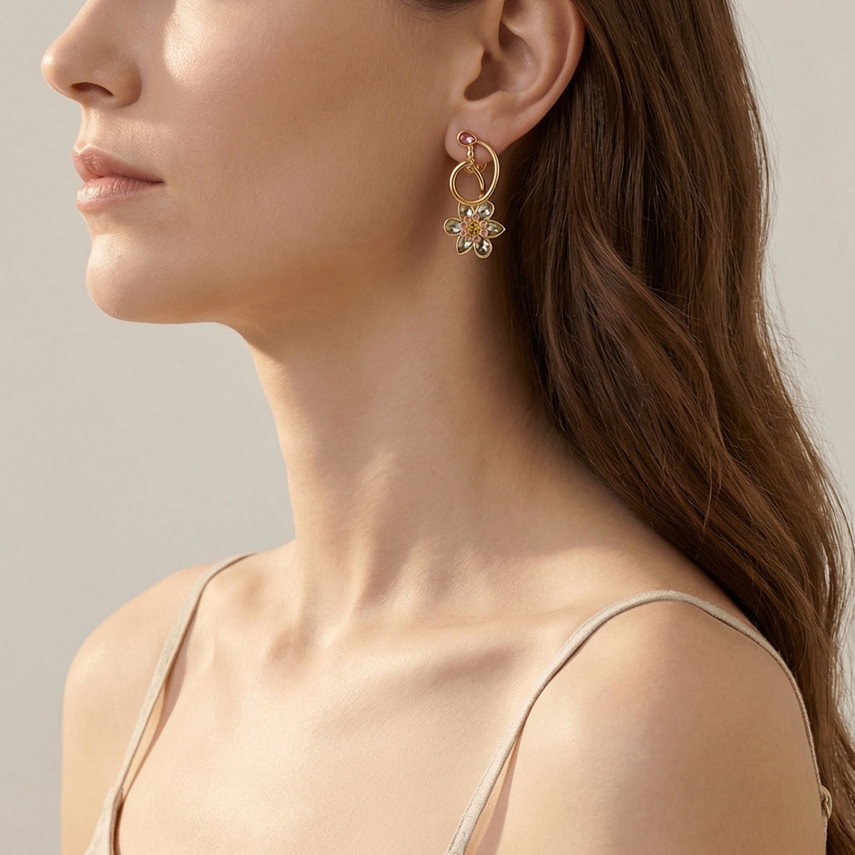 Petal Bloom Detachable Earrings