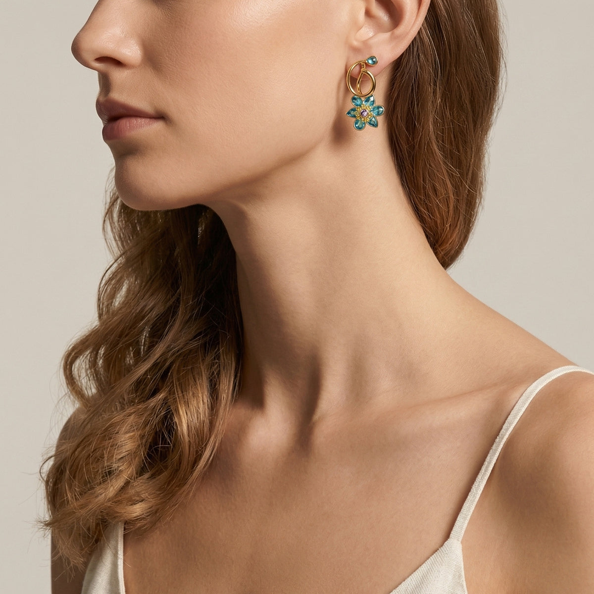 Petal Bloom Detachable Earrings