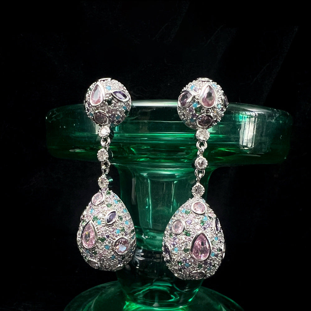 Vintage Teardrop Dangle Earrings