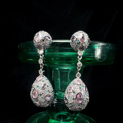 Vintage Teardrop Dangle Earrings