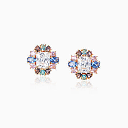 Prism Halo Clip-on Earrings