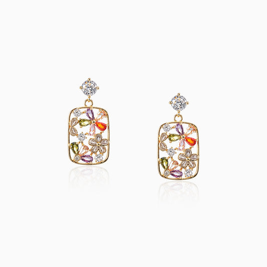 Prism Frame Drop Earrings