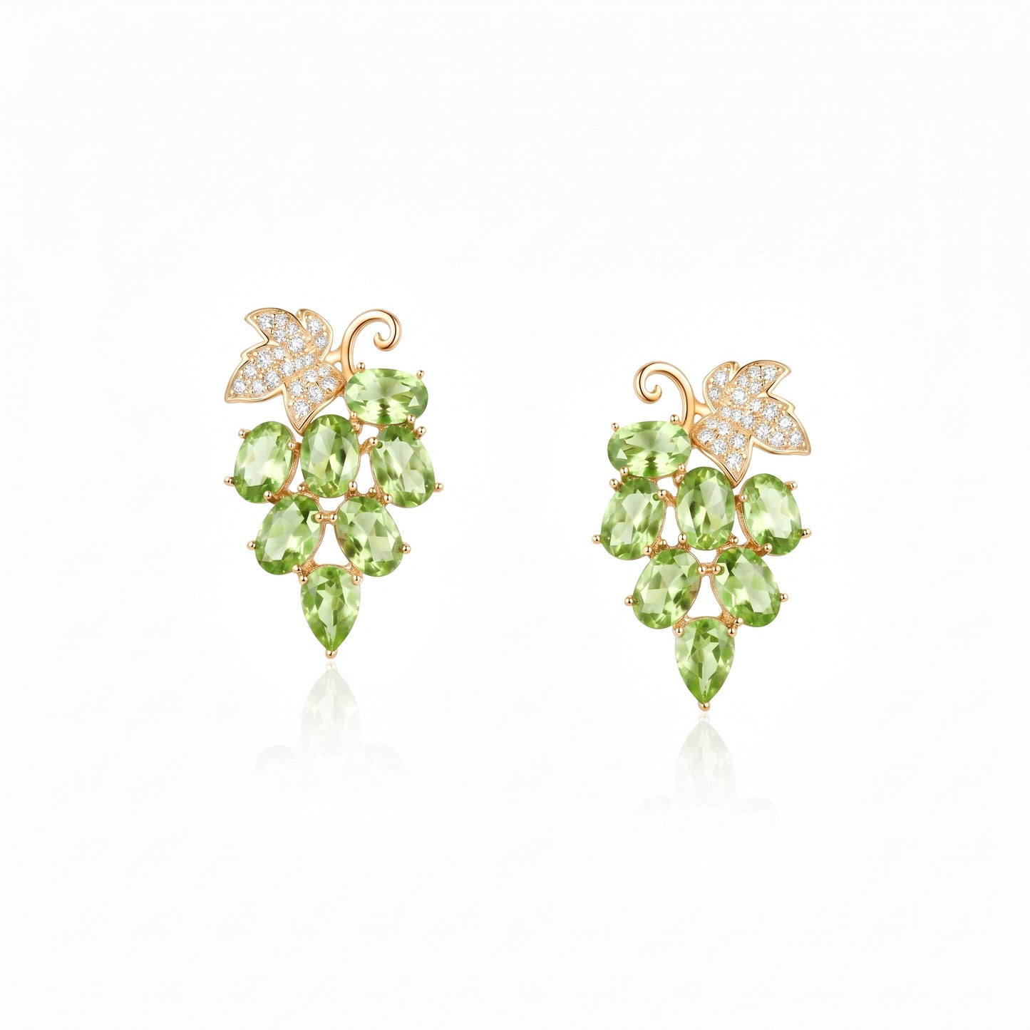 Juicy Grape Charm Earrings
