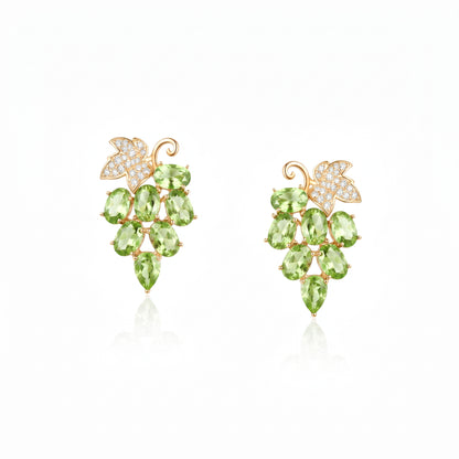 Juicy Grape Charm Earrings