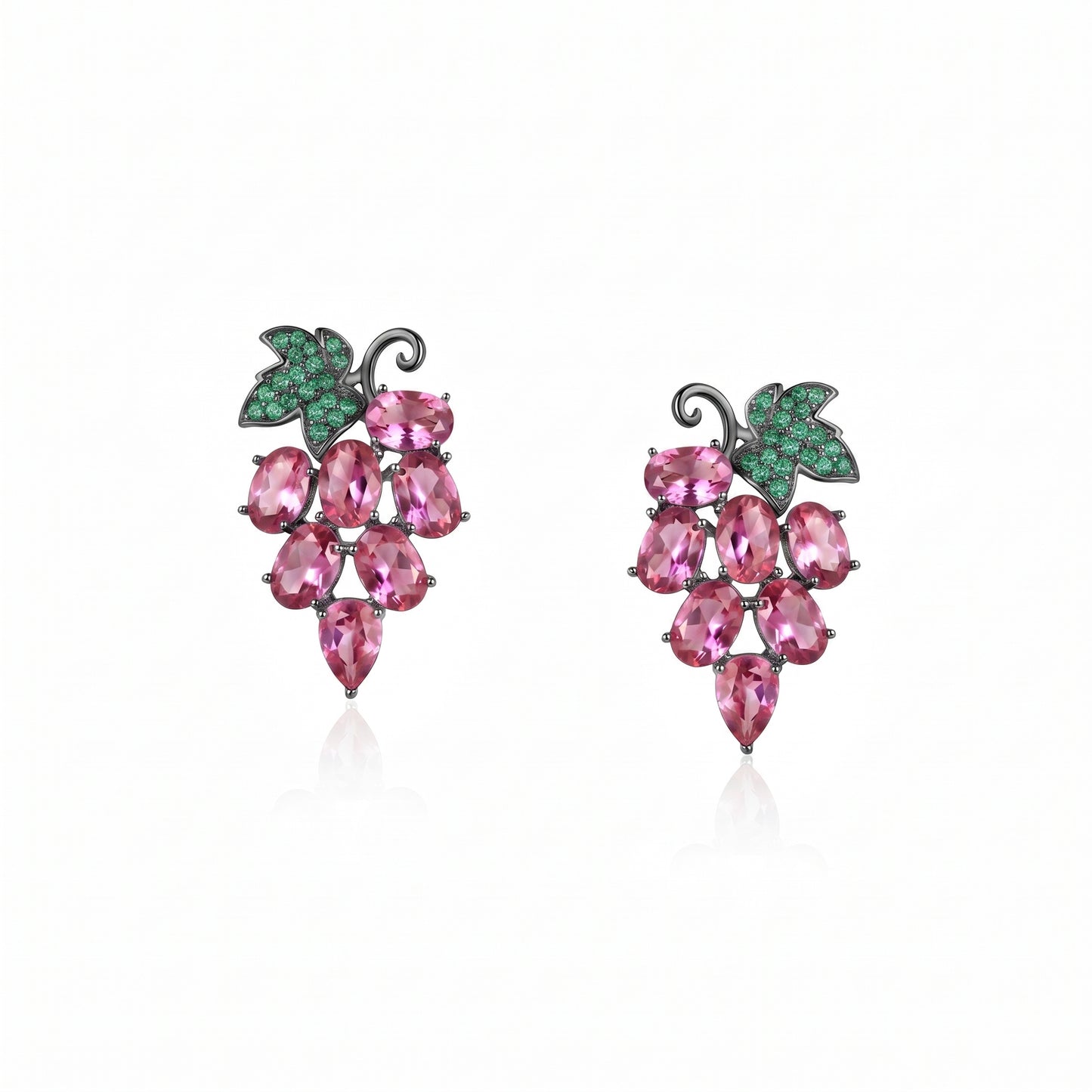 Juicy Grape Charm Earrings