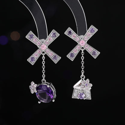 Whimsy Windmill Dangle Earrings