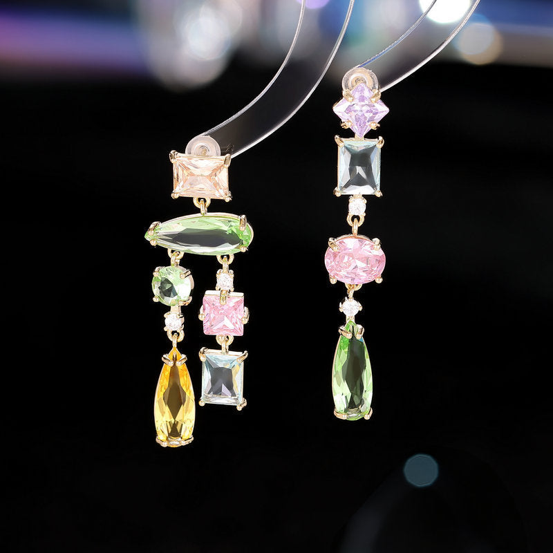 Asymmetrical Mixed Shaped Earrings
