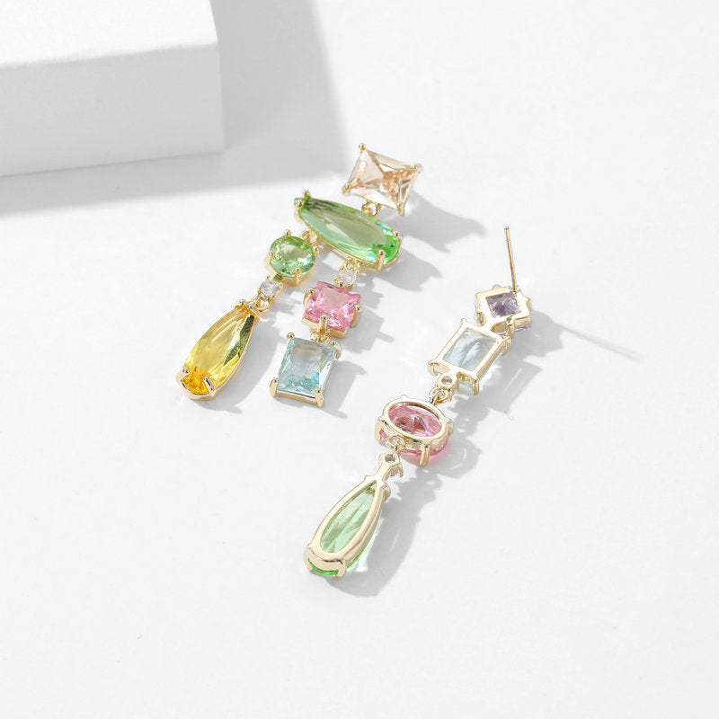 Asymmetrical Mixed Shaped Earrings