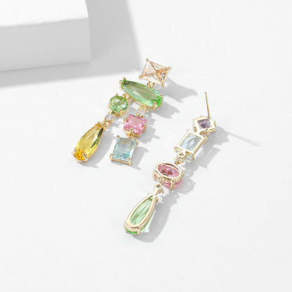 Asymmetrical Mixed Shaped Earrings