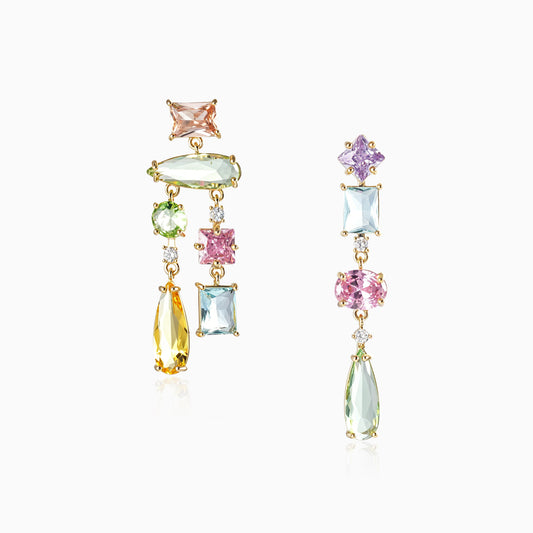 Asymmetrical Mixed Shaped Earrings