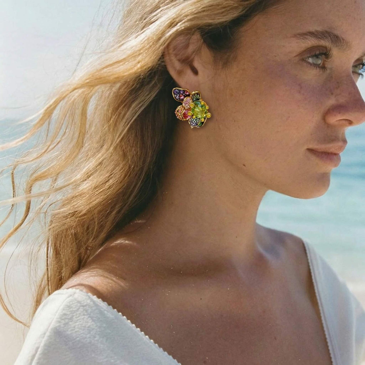 Kaleidoscope Cluster Earrings